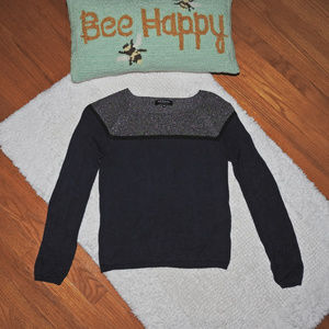 Morgan De Toi Navy Sweater with Silver XS...C325